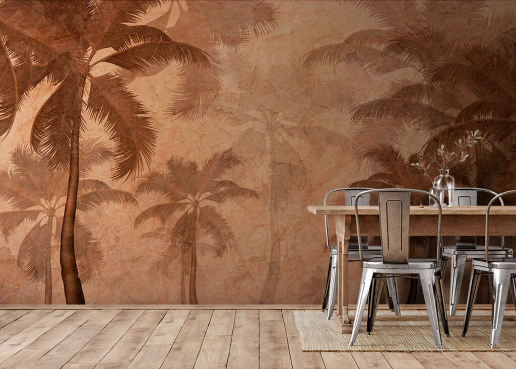 Palme su terracotta — ambiente 3