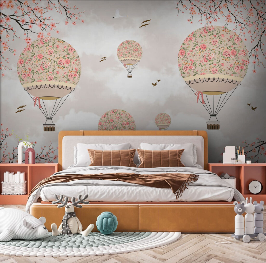 Palloncini tra i fiori — ambiente 2
