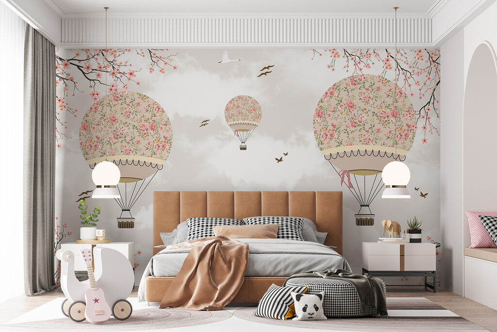 Palloncini tra i fiori — ambiente 3
