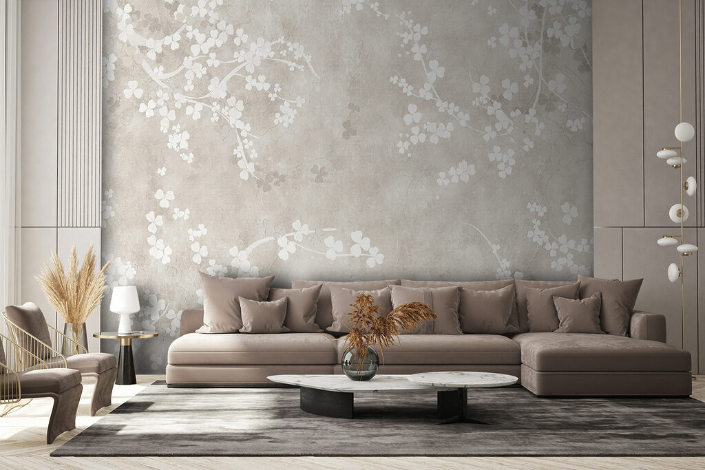 Fiori bianchi in patina — ambiente 5