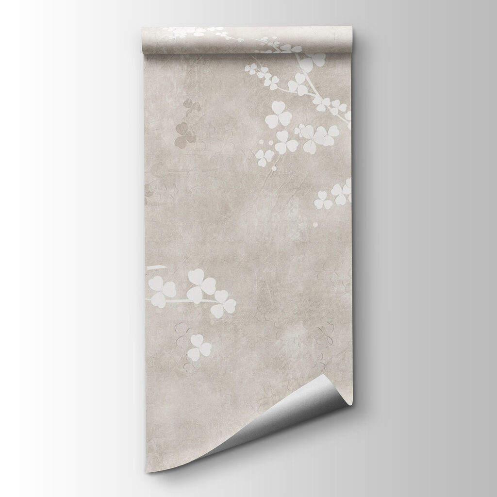 Fiori bianchi in patina — vista del prodotto