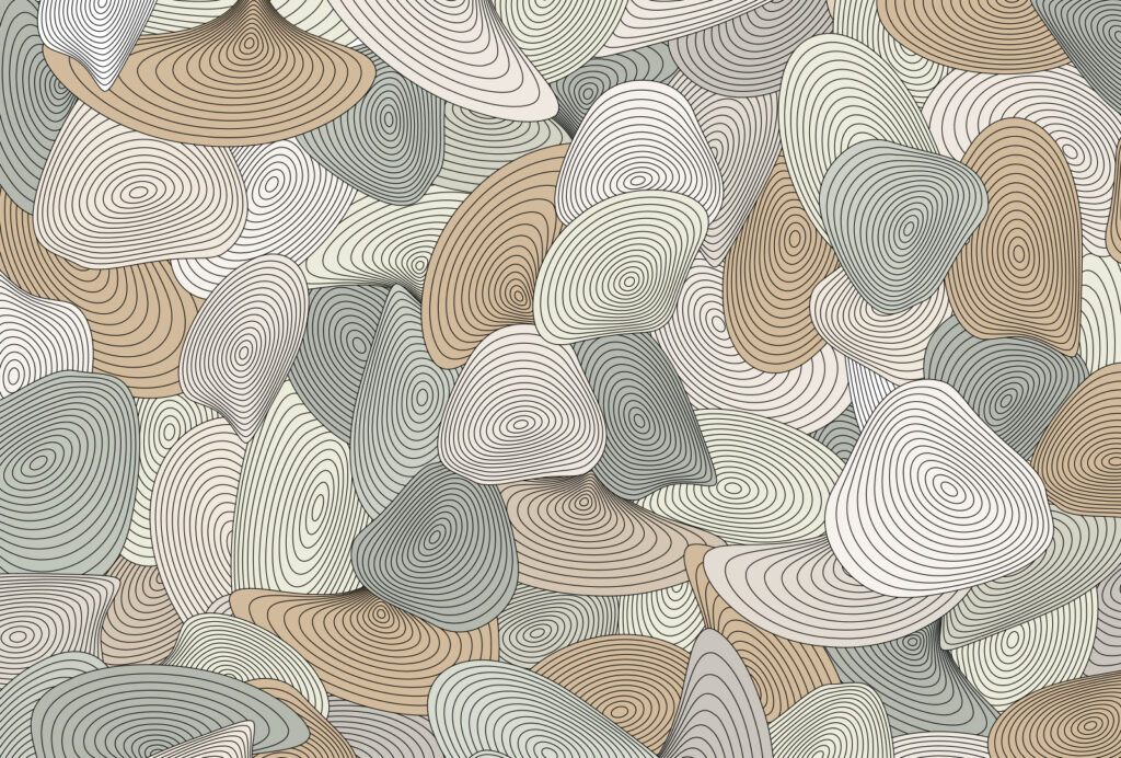 Forme rotonde in linee — design completo