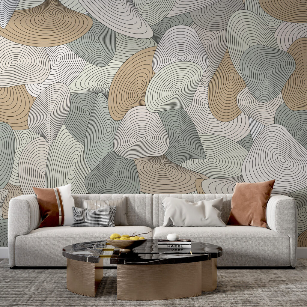 Forme rotonde in linee — ambiente 3