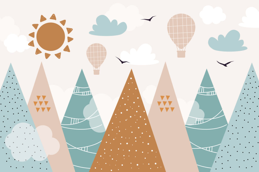 Sole sopra le montagne — design completo