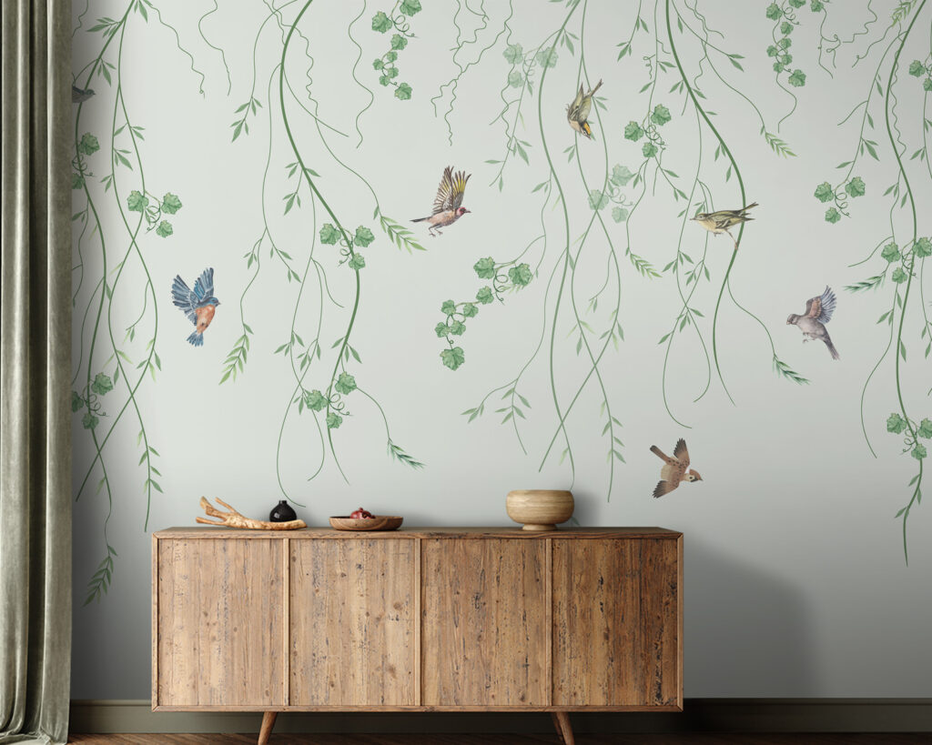Uccellini tra i rami — ambiente 6