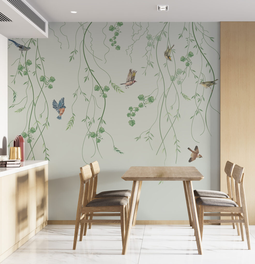 Uccellini tra i rami — ambiente 8