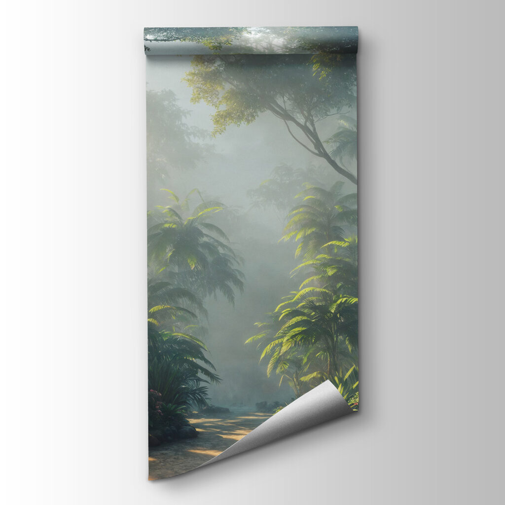 Sentiero tra foglie tropicali — vista del prodotto