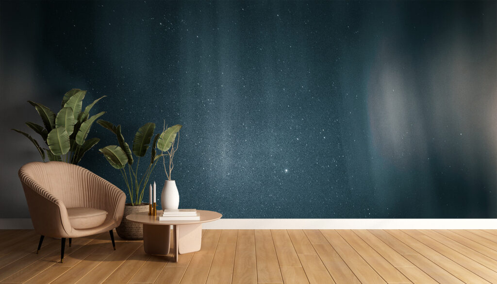 Luce nella nebbia blu — ambiente 3
