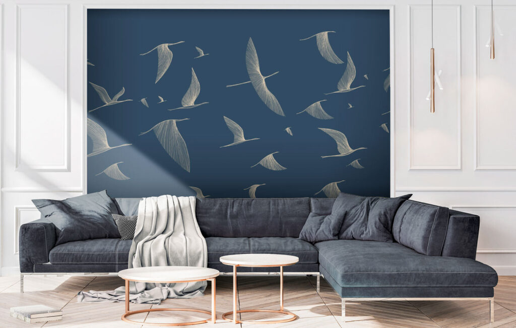 Uccelli nel blu — ambiente 2