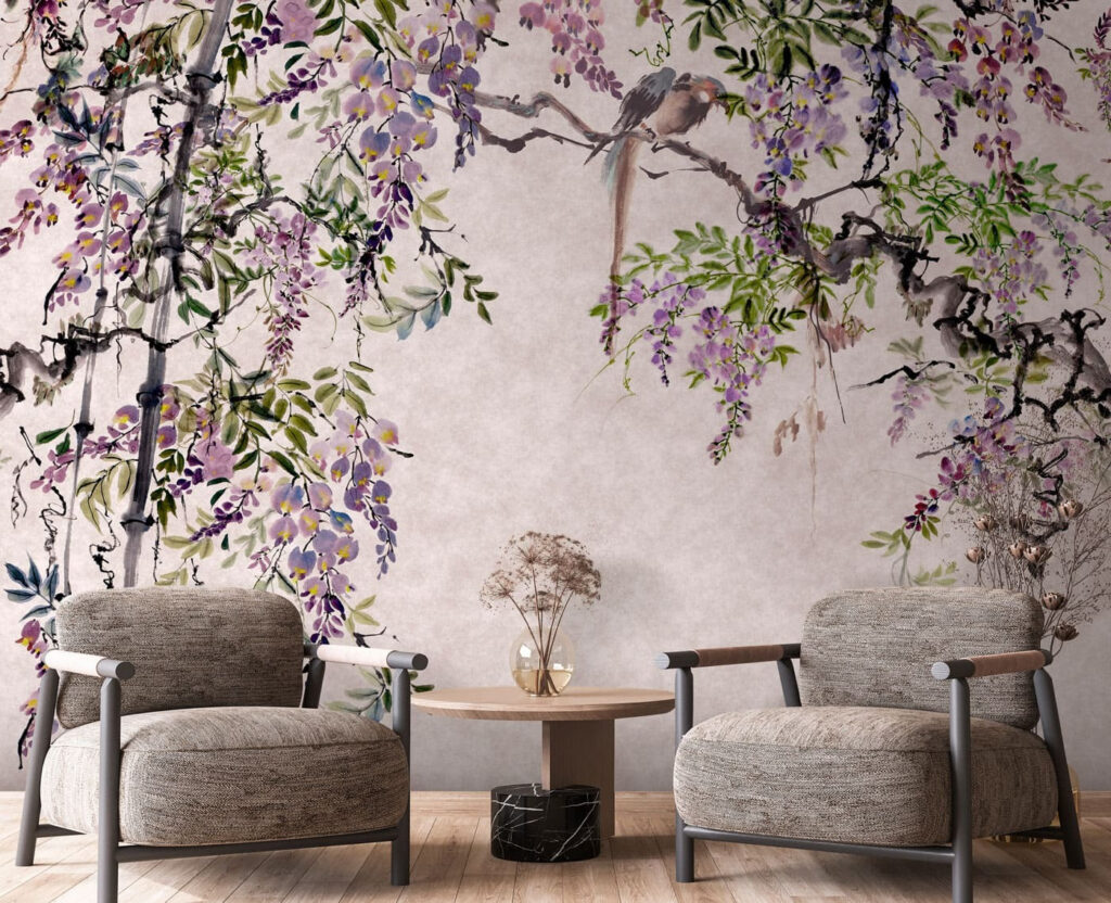 Grappoli di fiori viola — ambiente 2
