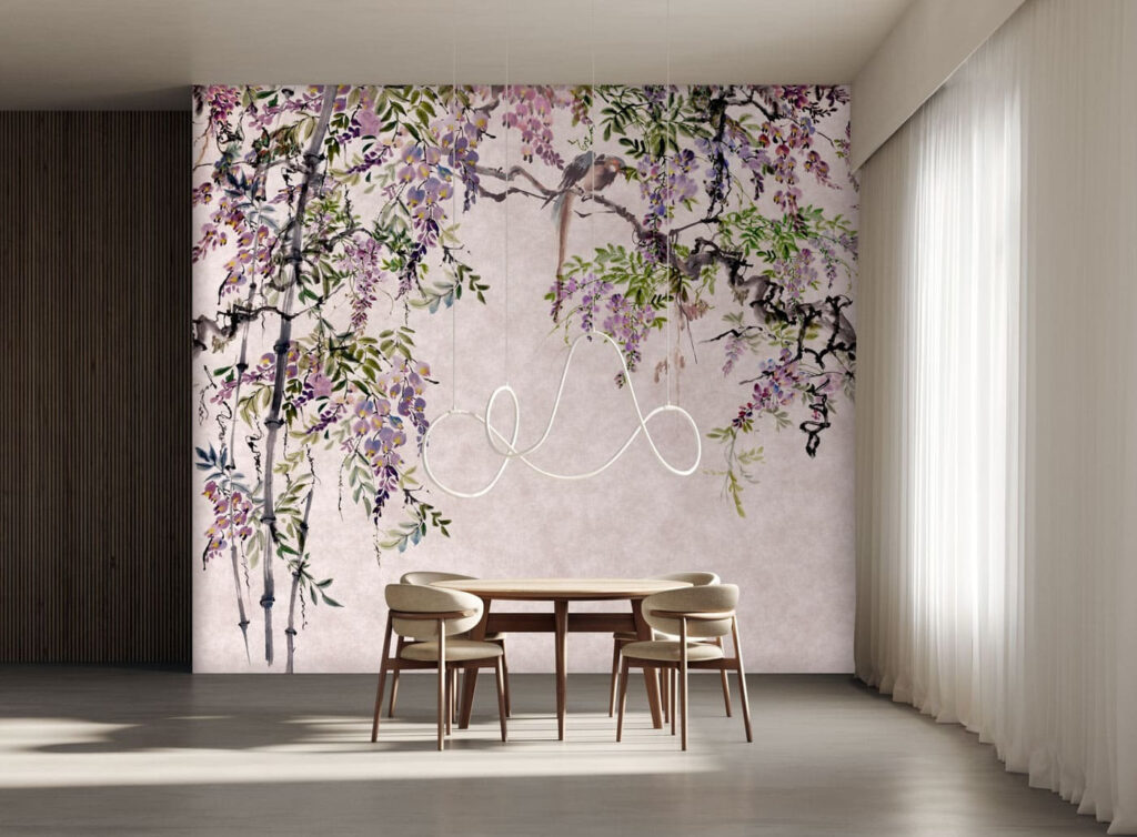 Grappoli di fiori viola — ambiente 3