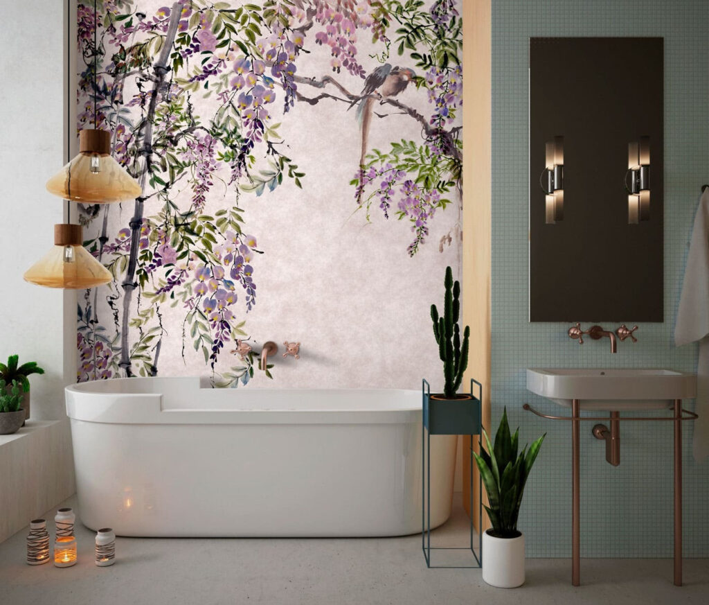 Grappoli di fiori viola — ambiente 1