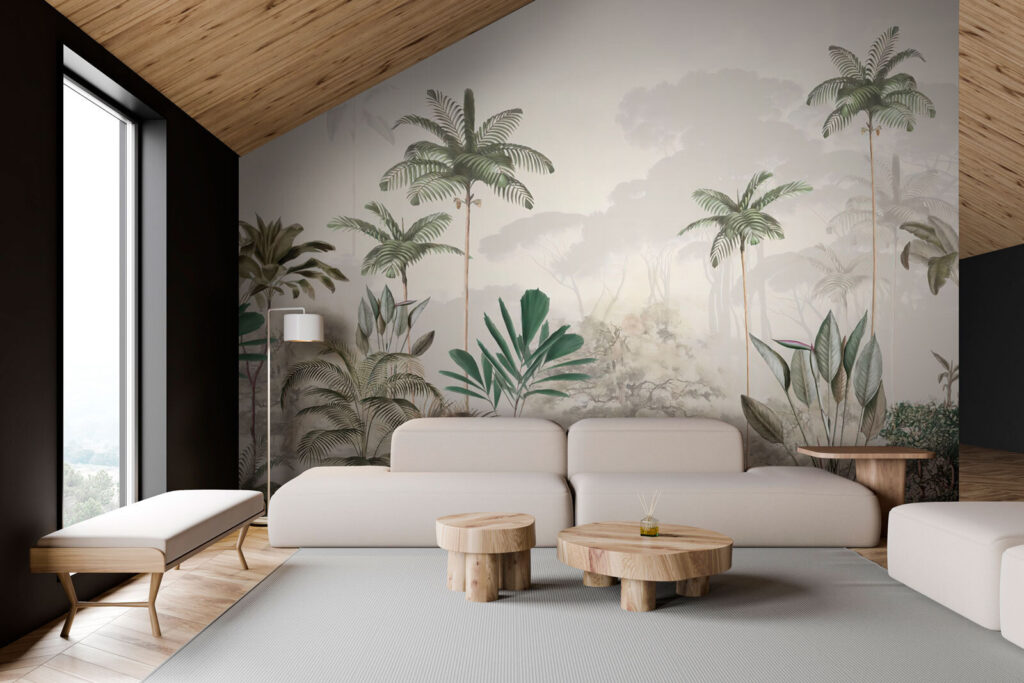 Palme tra colline chiare — ambiente 1