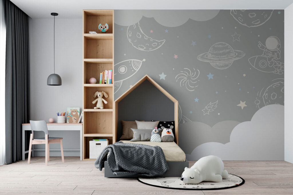 Disegni dello spazio in un ambiente