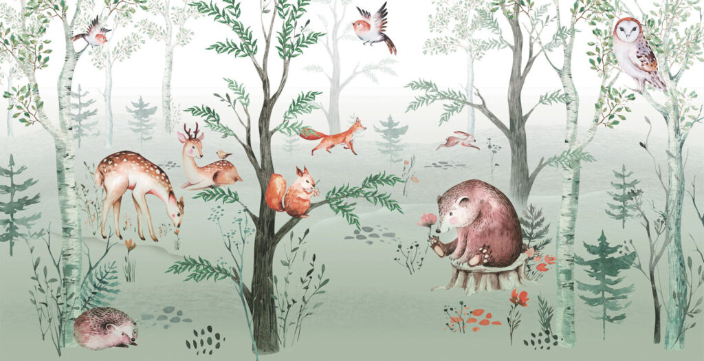 Animali del bosco — design completo