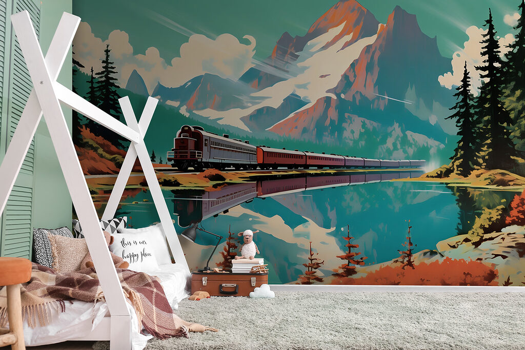 Treno lungo il lago — ambiente 4