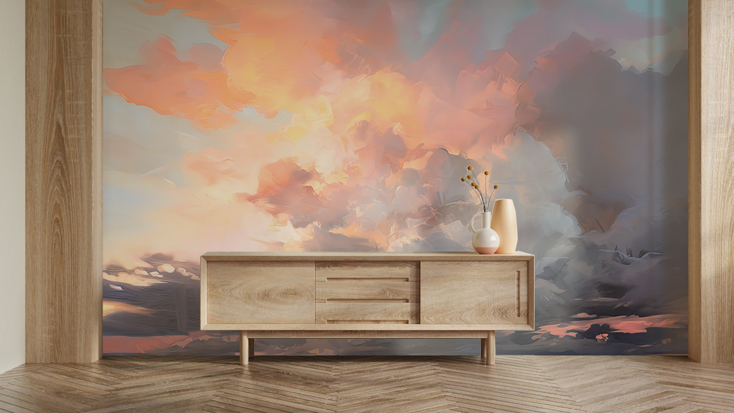 Luce dorata sulle nuvole — ambiente 3