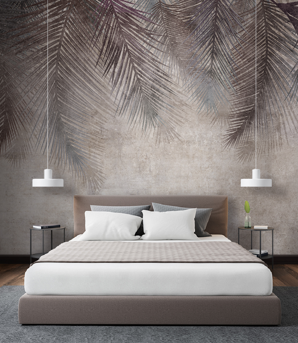 Palme scure dall’alto — ambiente 1