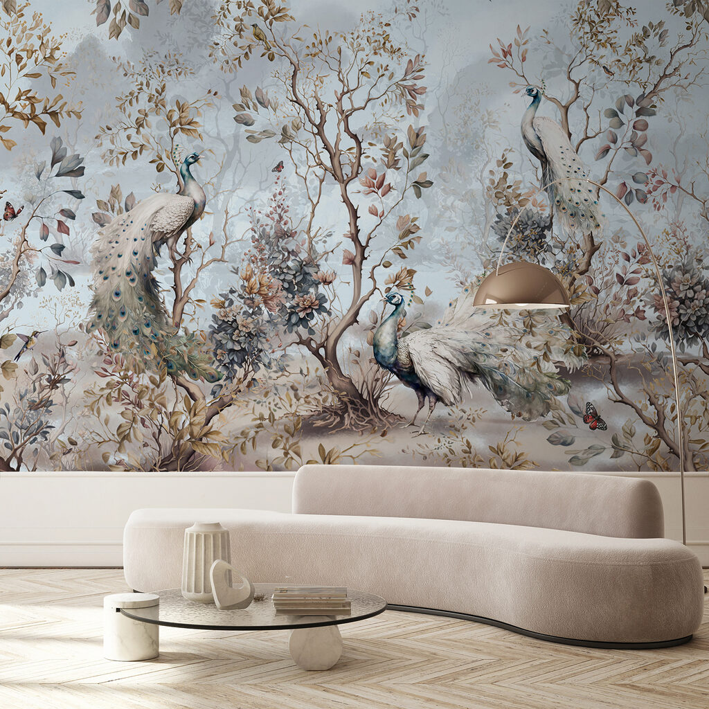 Uccelli pallidi nel bosco — ambiente 4