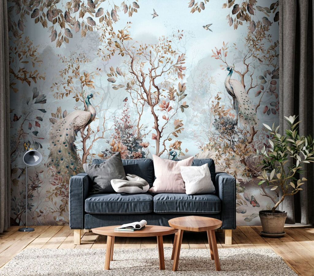 Uccelli pallidi nel bosco — ambiente 3