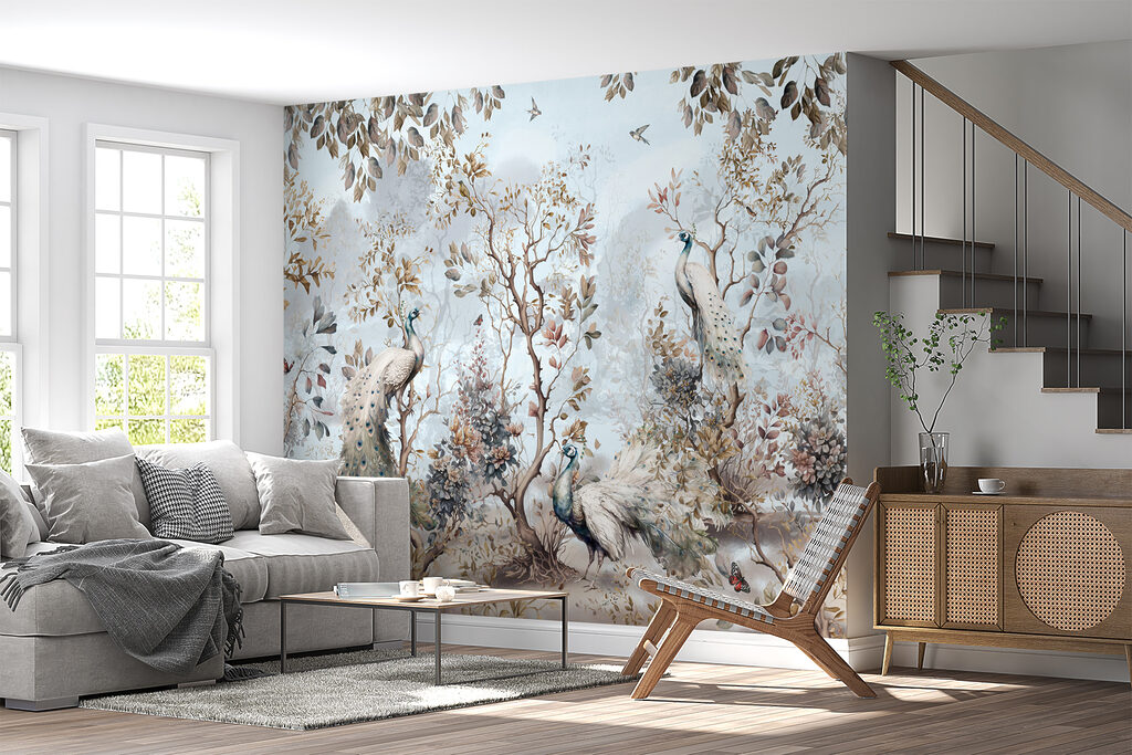 Uccelli pallidi nel bosco — ambiente 5