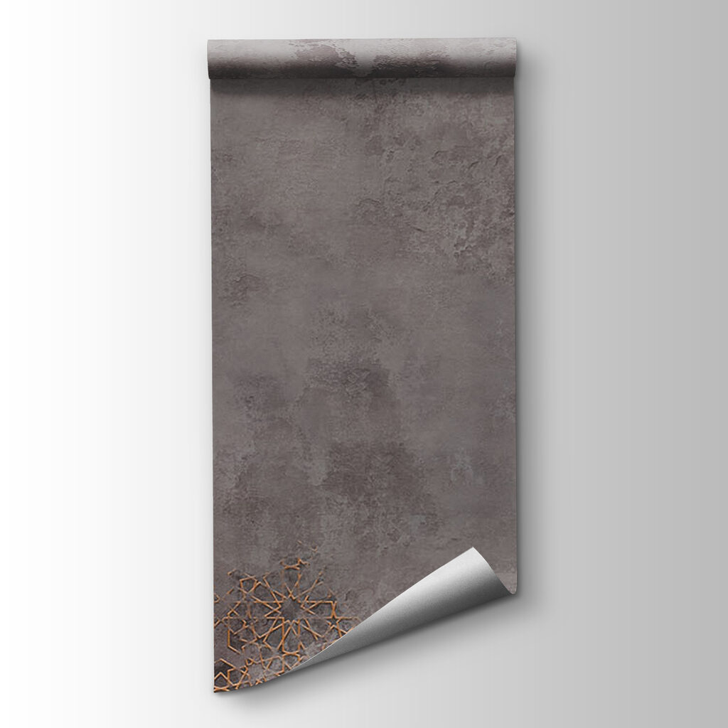 Ornamento dorato su grigio — vista del prodotto