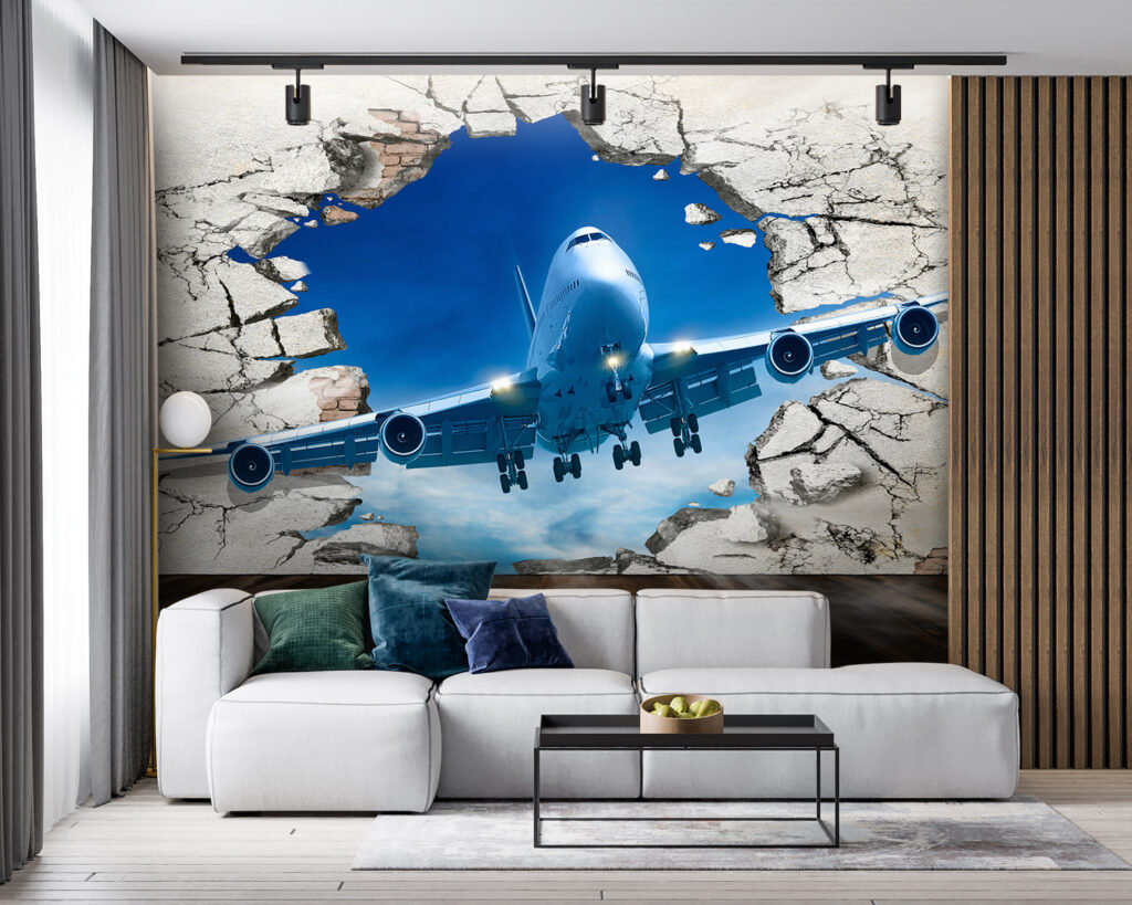 Aereo attraverso il muro — ambiente 3