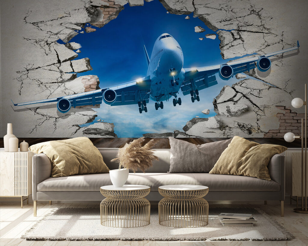 Aereo attraverso il muro — ambiente 5