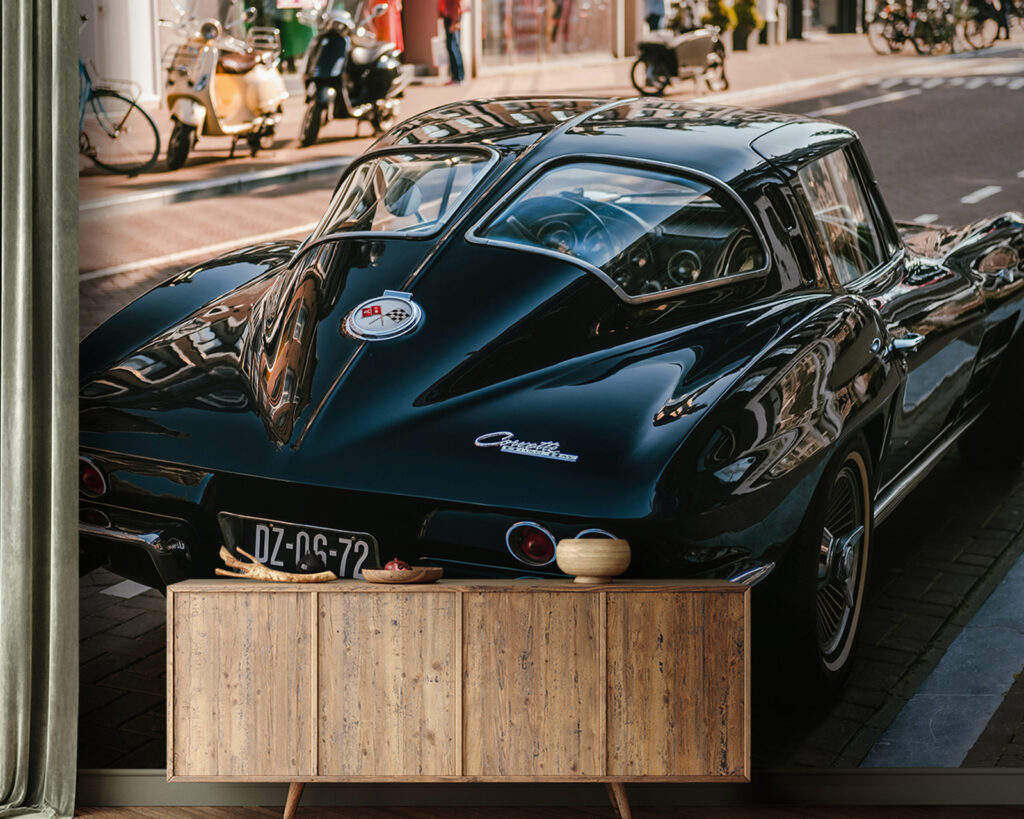 Auto d’epoca nera — ambiente 1