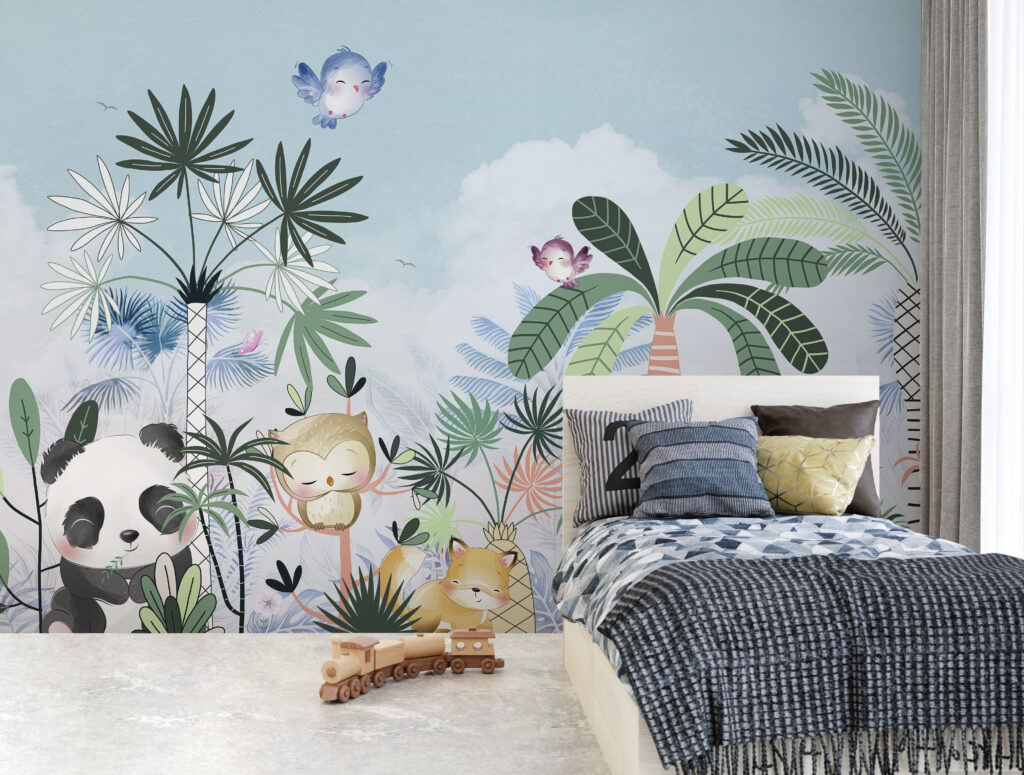 Panda tra le palme — ambiente 2