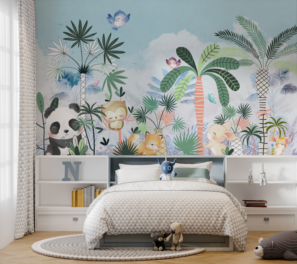 Panda tra le palme — ambiente 4