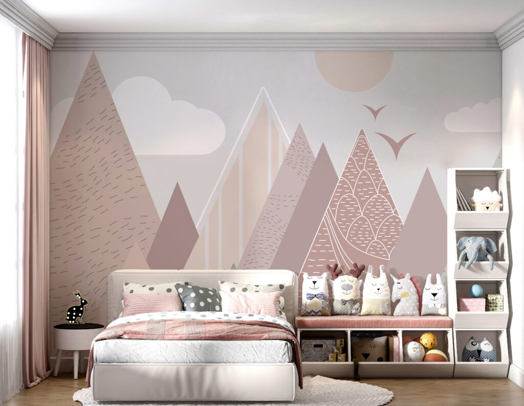 Montagne rosa a triangoli — ambiente 2