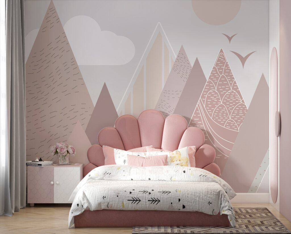 Montagne rosa a triangoli — ambiente 3