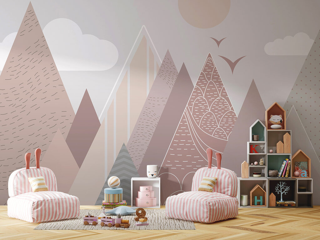 Montagne rosa a triangoli — ambiente 8