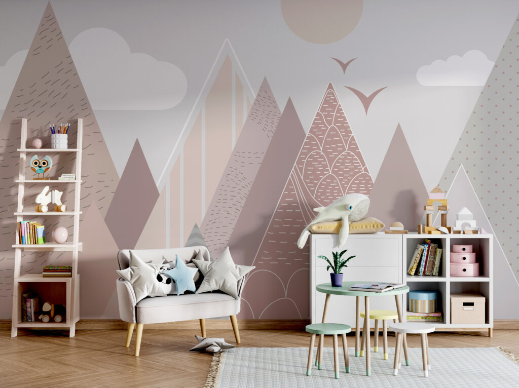 Montagne rosa a triangoli — ambiente 6