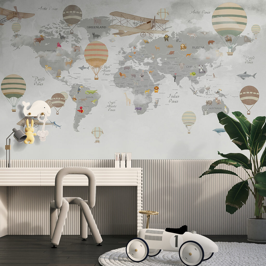 Mappa tra palloncini — ambiente 5