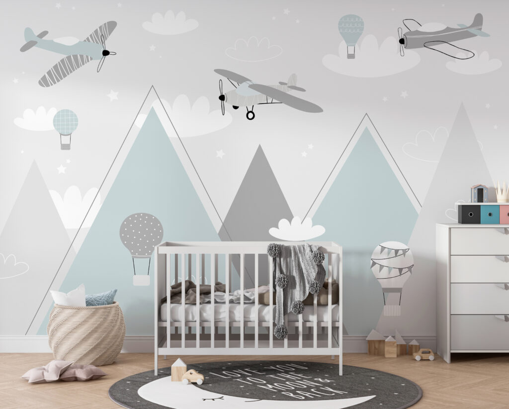 Aerei su montagne chiare — ambiente 2