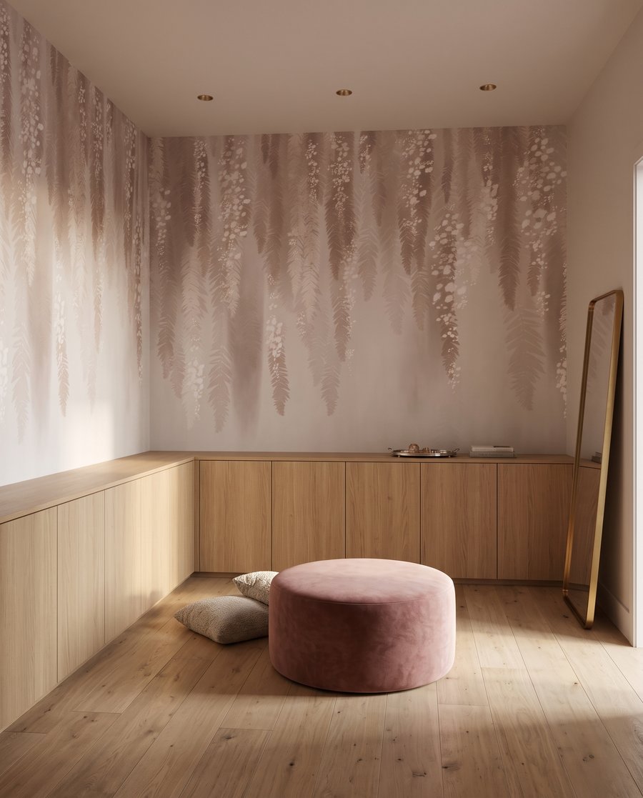 Ghirlande di fiori rosa — ambiente 6