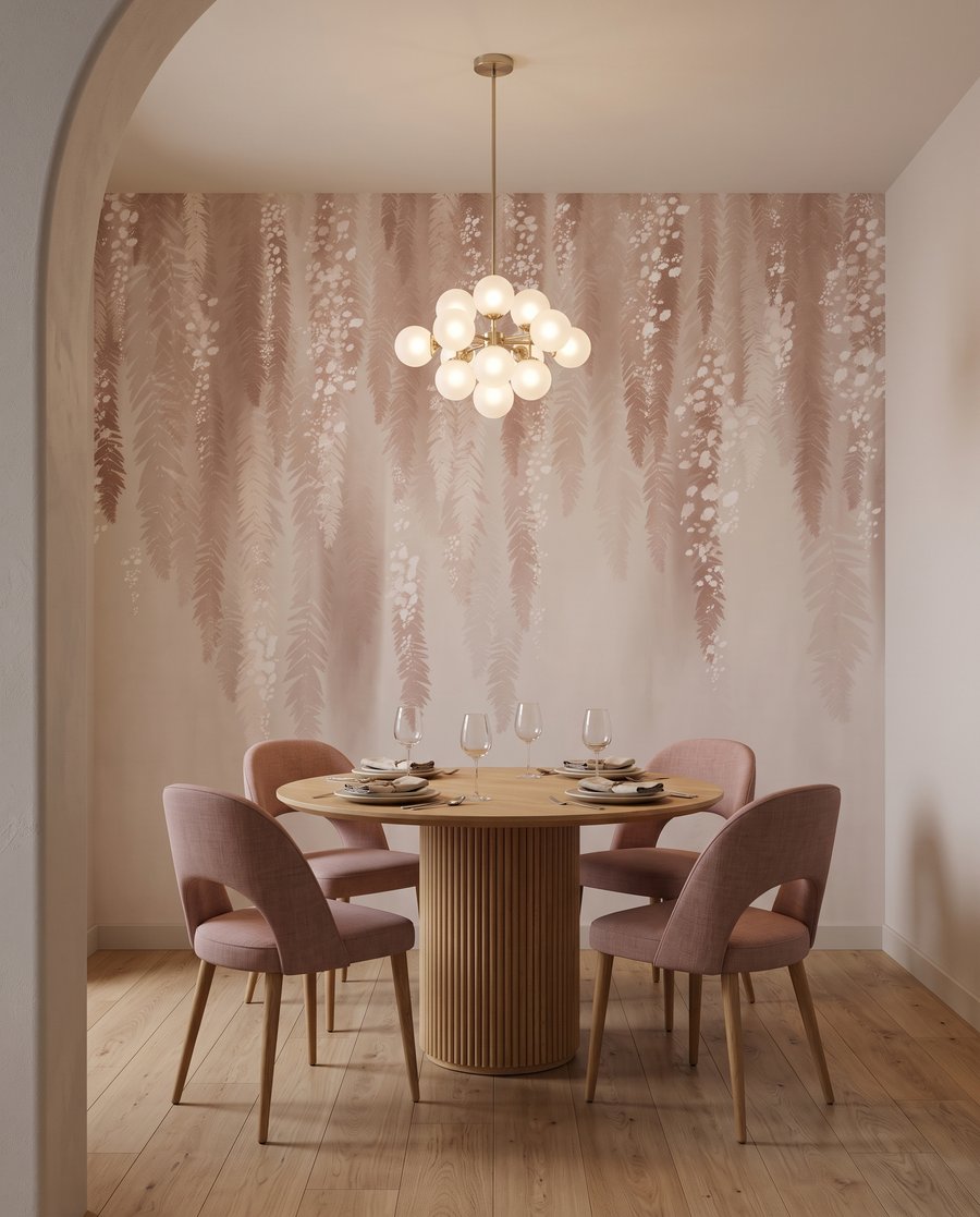 Ghirlande di fiori rosa — ambiente 7