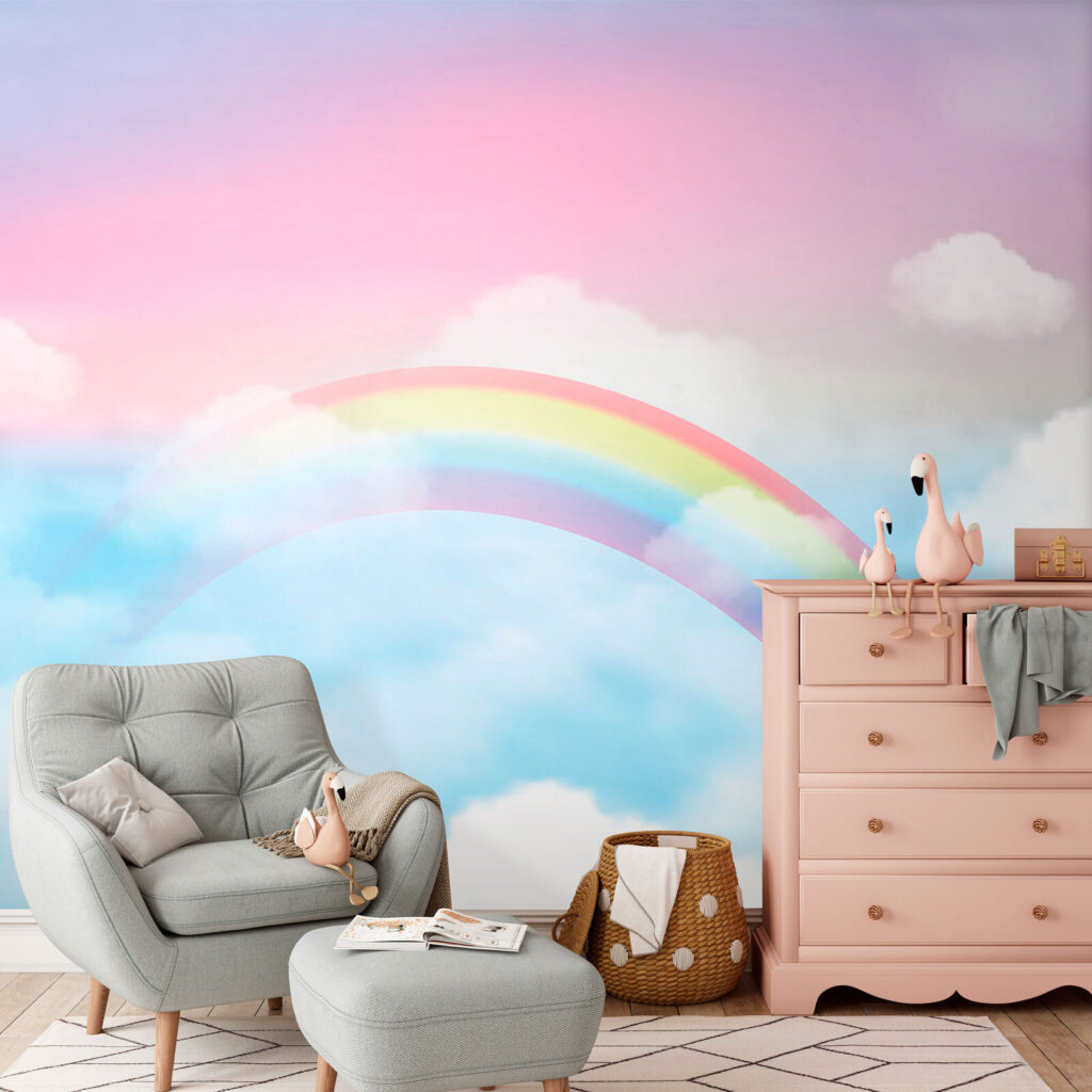 Nuvole morbide e arcobaleno — ambiente 2