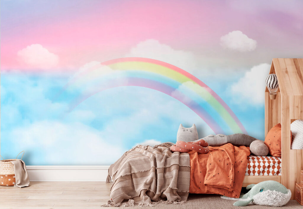 Nuvole morbide e arcobaleno — ambiente 3