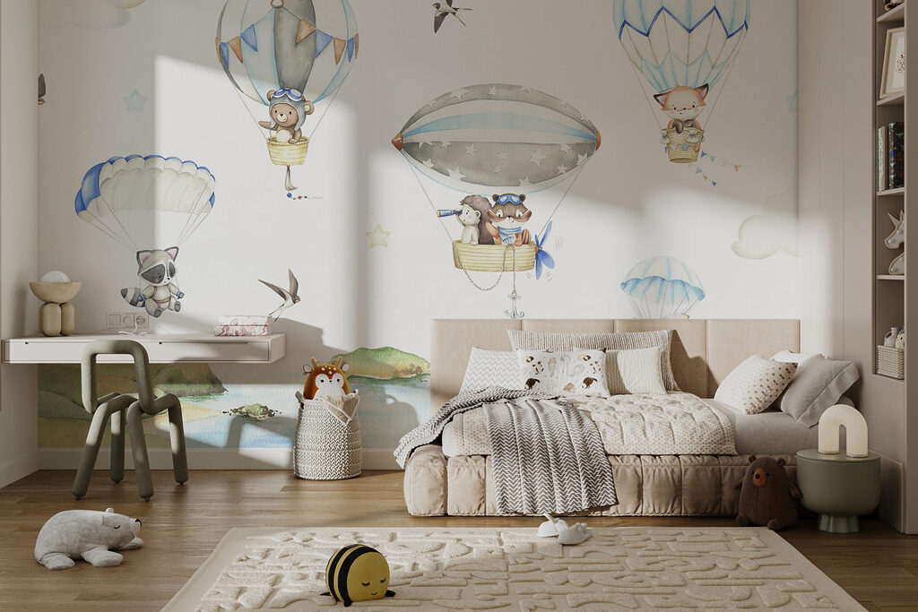 Animali in mongolfiera — ambiente 6