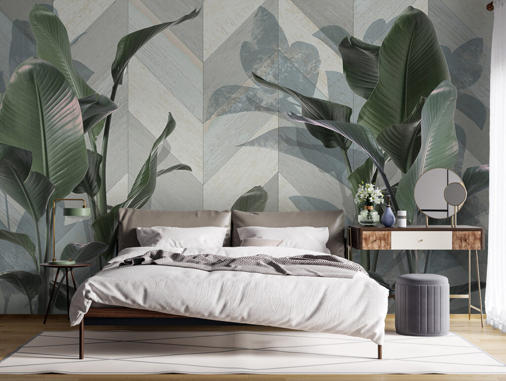 Foglie su forme oblique — ambiente 2