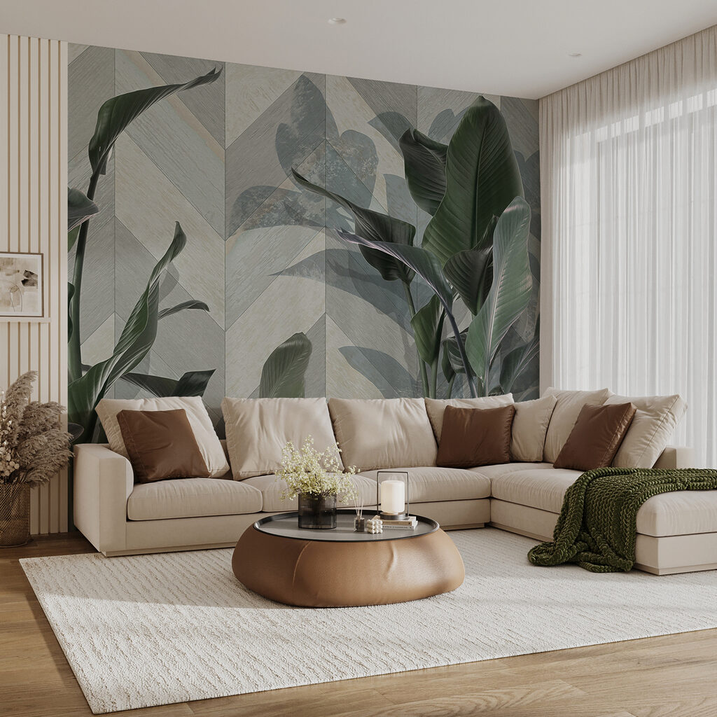 Foglie su forme oblique — ambiente 5