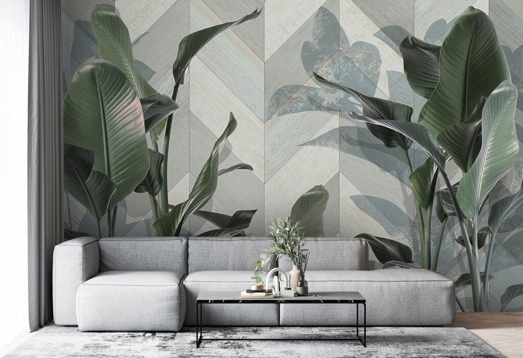 Foglie su forme oblique — ambiente 4