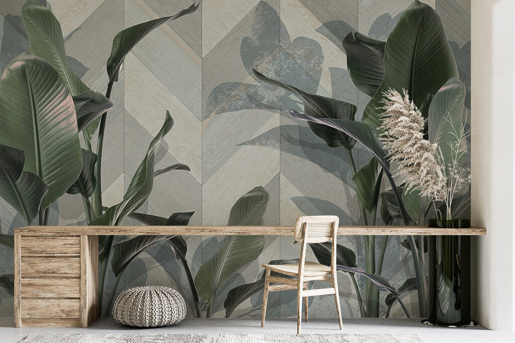 Foglie su forme oblique — ambiente 6