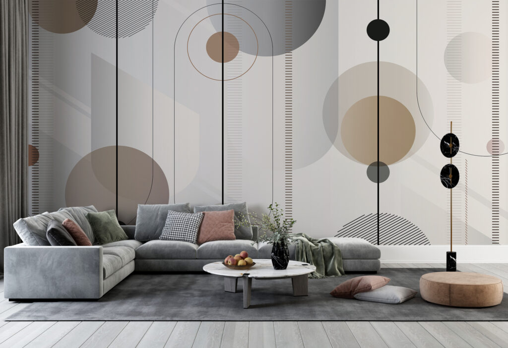 Linee punteggiate e cerchi — ambiente 5