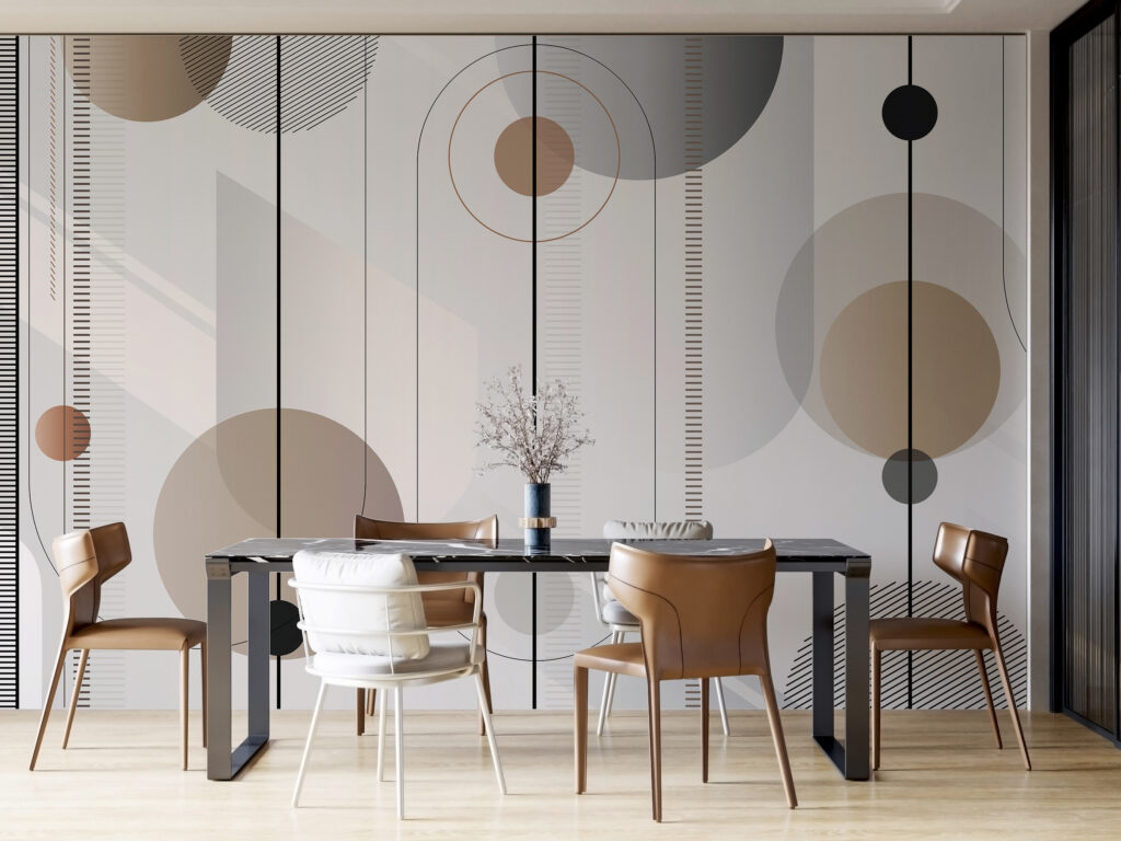 Linee punteggiate e cerchi — ambiente 6