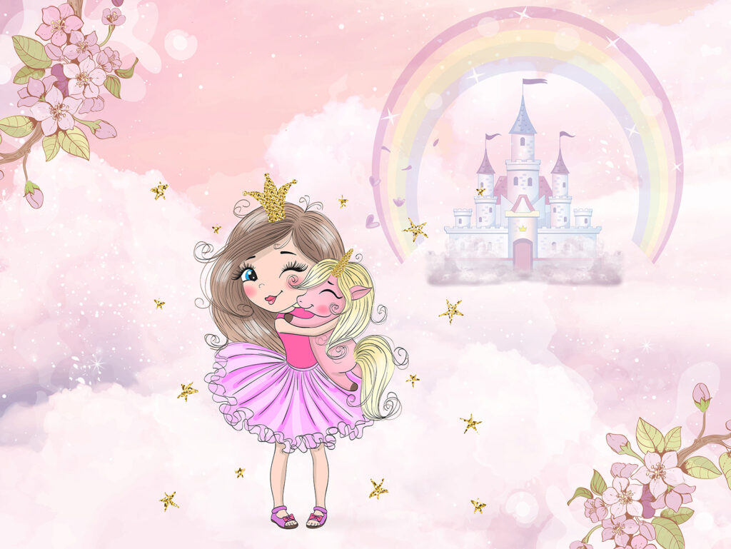 Principessa sotto l’arcobaleno — design completo