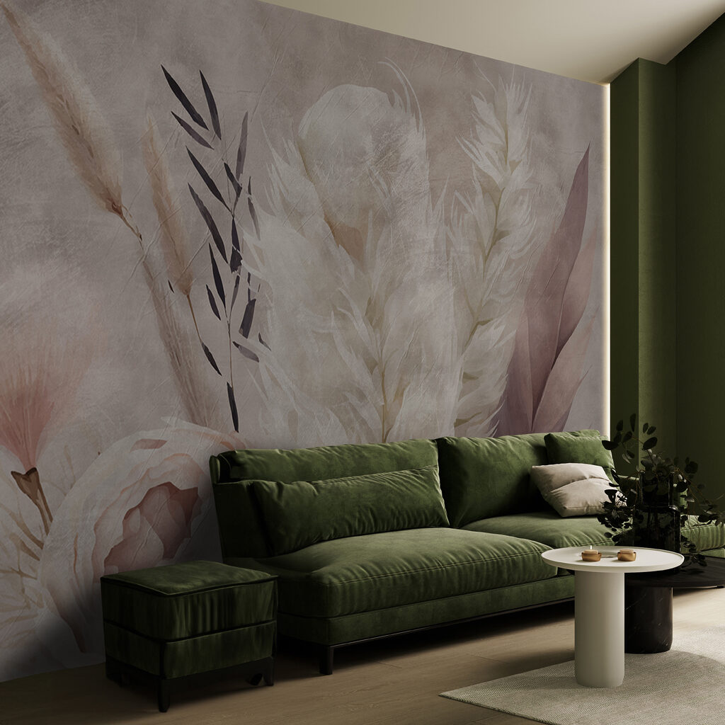 Rosa tra erbe secche — ambiente 6